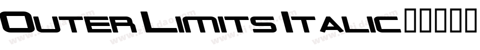 Outer Limits Italic字体转换